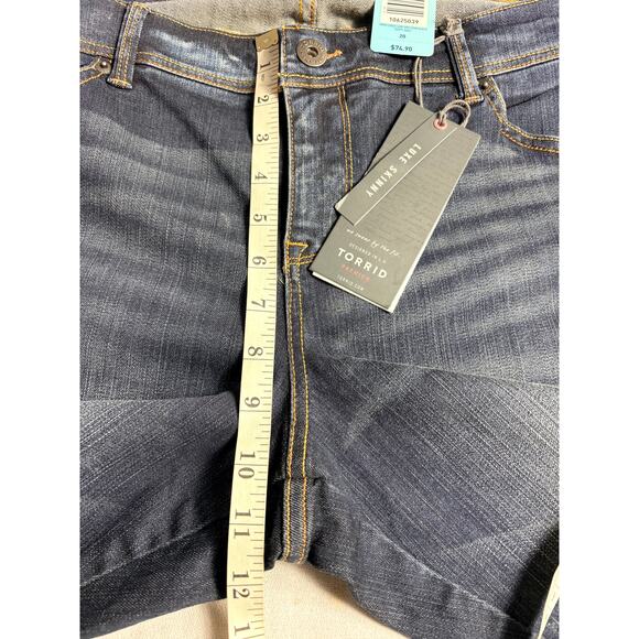 Torrid Luxe Skinny Jean Premium Stretch Denim Dark Wash Size 20R NWT - Picture 14 of 16